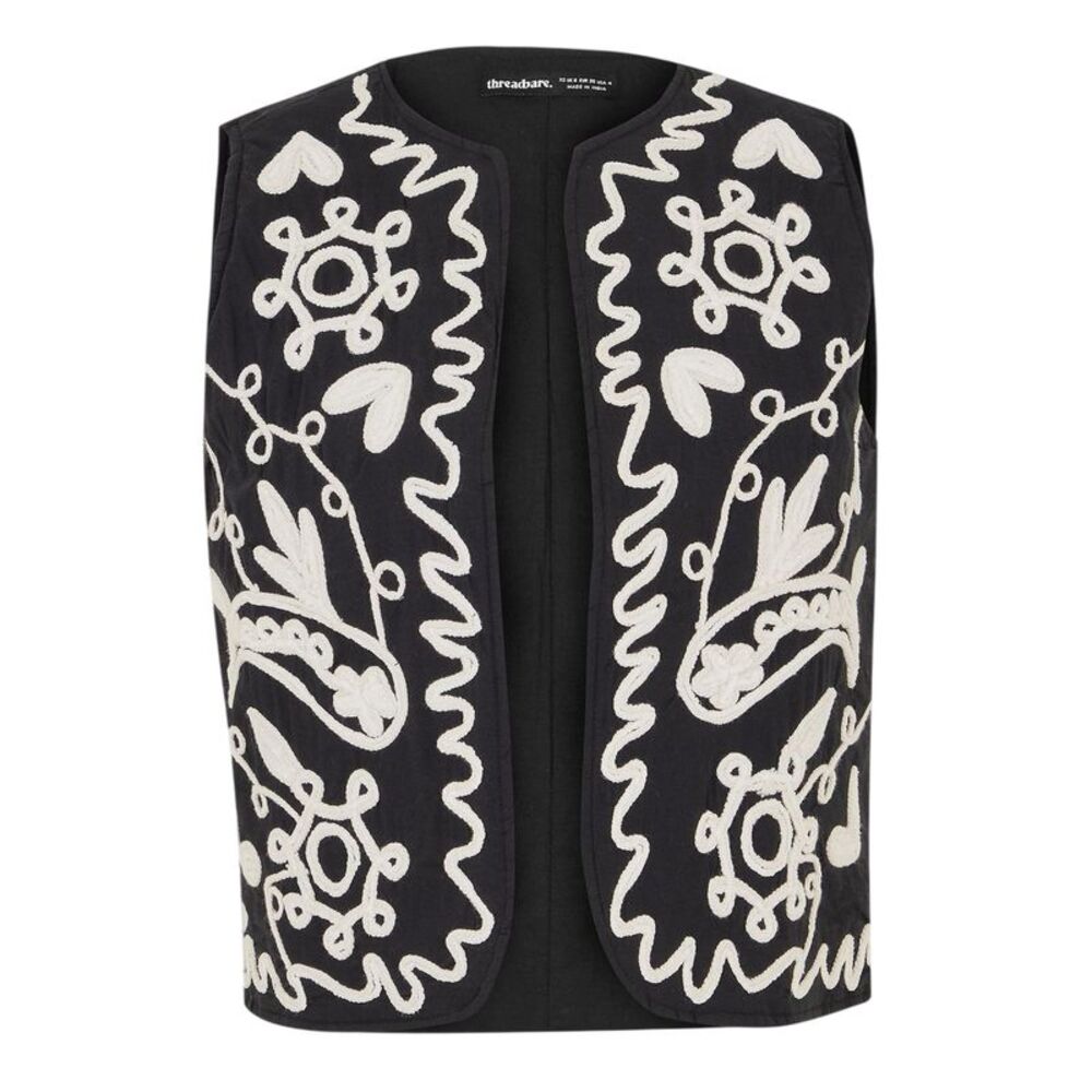 Threadbare Womens/Ladies Tulsi Regular Vest / Black